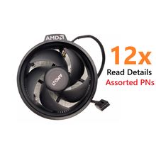 Lot of 12 - AMD Socket AM4 Ryzen CPU Cooler Heatsink - 4pin - (Read Details)