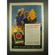 1940 Lucky Strike Cigarette Ad - Less Nicotine