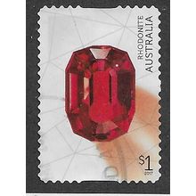 AUS 2017 $1.00 (S/A) 'RARE BEAUTIES -RHODONITE' FINE USED (EBID63-854)