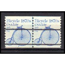 1901a 5.9c Bicycle Very Fine MNH Dry Gum CNP Left 3 PA0389