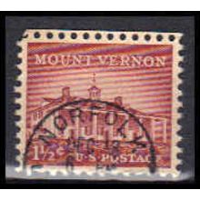 Used 1032 1 1/2c Mt. Vernon Very Fine KA5728