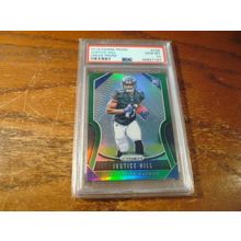 2019 Panini Prizmc, Graded Gem Mint 10, JUSTICE HILL, Rc, Ravens, Green Prizm