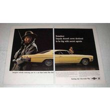 1966 Chevrolet Impala SS Sport Coupe Ad - Secret Agents