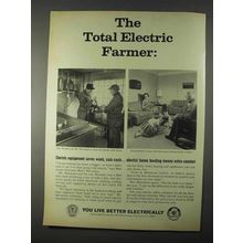 1966 Edison Electric Institute Ad - Electric Farmer