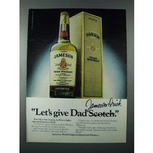 1979 Jameson Irish Whiskey Ad - Let's Give Dad