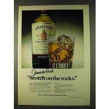 1979 Jameson Irish Whiskey Ad - On The Rocks