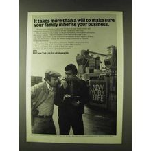 1979 New York Life Insurance Ad - Takes More Than Will