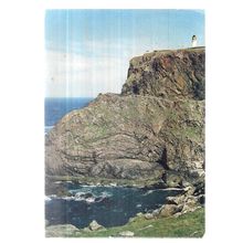 CAPE WRATH & LIGHTHOUSE SUTHERLAND SCOTLAND used postcard 1972 pm J.Arthur Dixon