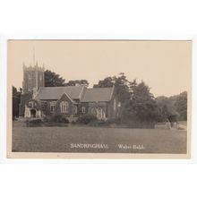 Sandringham Church Norfolk Postcard RP Publisher Walter Ralph