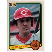 1983 Donruss baseball card 148 Dave Concepcion