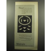 1951 Tiffany & Co. Diamond Jewelry Ad - Diamond solitaires of the quality