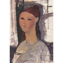 Amedeo Modigliani Portrait Of A Young Woman Painting Postcard