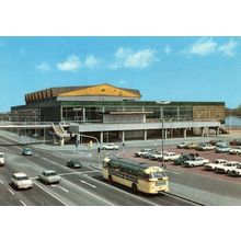 Mainz Rheingholdhalle German Bus Station Coach Postcard