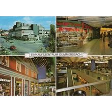 Einkaufszentrum Gummersbach 1960s German Postcard