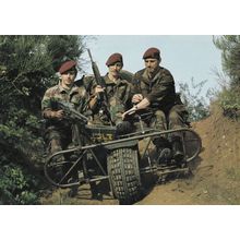 Belgium Army War Tank Ground Transport & Guns Military Postcard