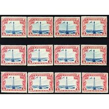 C11, Mint F/VF NH 5¢ WHOLESALE LOT of 12 Stamps CV $120 - Stuart Katz