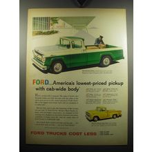 1957 Ford Styleside Pickup Truck Ad - America's lowest-priced pickup