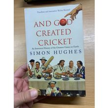 2000 SIMON HUGHES "AND GOD CREATED CRICKET" SPORTS PAPERBACK BOOK (P3)