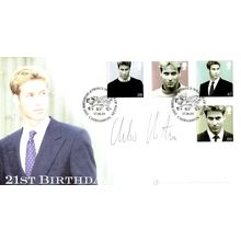 Andrew Morton Prince William Royal 21st Birthday Rare Hand Signed FDC