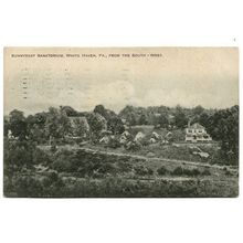 Postcard USA PA Pennsylvania White Haven Bunnyrest Sanatorium posted 1911