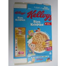 Kellogg`s Rice Krispies 2021 Cereal Box Theme Park Tickets Sealife - legoland