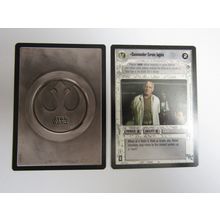 Star Wars 1998 A New Hope Decipher CCG B/B Card Commander Evram Lajaie LS