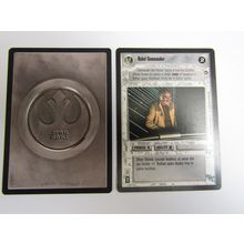 Star Wars 1996 A New Hope Decipher CCG B/B Card Rebel Commander LS