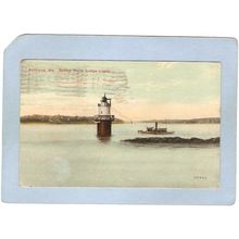 ME Portland Lighthouse Postcard Spring Point Ledge Light lighthouse_box1~179