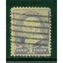 Used 212 1c Benjamin Franklin Barely Clears M01450