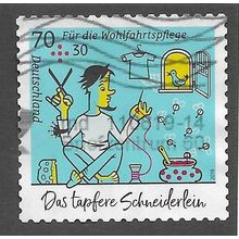 GER 2019 €0.70 + 0.30 (S/A) 'BRAVE LITTLE TAYLOR' FINE USED (EBID77-040)