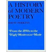 A History Of Modern Poetry - From The 1890S To The High Modernist Mode (Paper) V