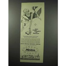 1960 Malta Tourism Ad - New Magic of Malta