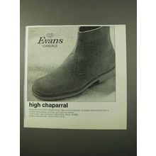 1972 Evans Boots Ad - High Chaparral