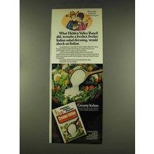 1977 Hidden Valley Ranch Creamy Italian Dressing Ad