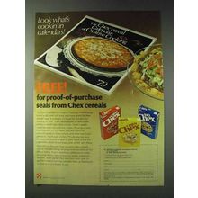 1978 Ralston Chex Cereal Ad - Proof-of-Purchase Seals