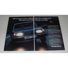 1980 Volvo Cars Ad - Coping With the Unexpected