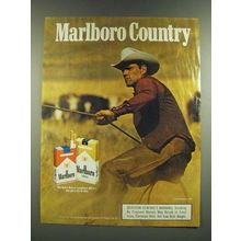 1986 Marlboro Cigarettes Ad - Cowboy Marlboro Man