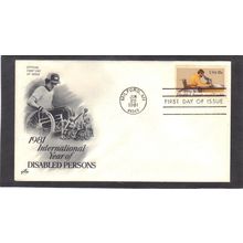 FDC Art Craft 1925 18c Disabled Persons (Cachet-U/A) CV00251