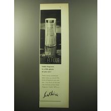 1950 Lentheric Tweed Icicle Perfume Advertisement - Tweed fragrance
