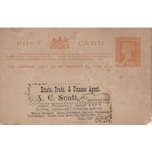 Melbourne Real Estate Finance Agent Antique Australia Postcard