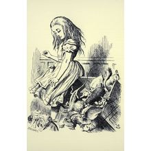 Alice's Adventures In Wonderland Trail Jury King Postcard