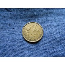 1951 FRANCE 20 FRANCS COIN.