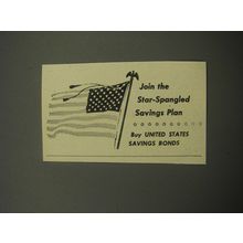 1970 U.S. Savings Bonds Ad - Join the star-spangled savings plan