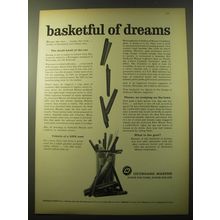 1960 Outboard Marine Ad - basketful of dreams