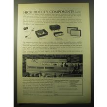 1960 Acoustic Research Ad - High Fidelity Components