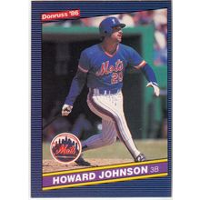 1986 Donruss baseball card 312 Howard Johnson