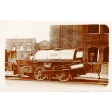 Black Hawthorn & Co Train GLC No 17 865-86 Railway Old RPC Postcard