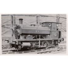 Birmingham Gas No 3 Train & Driver Grinning Old Real Photo Postcard
