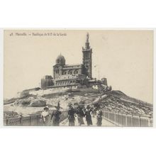 MARSEILLE Basilique Notre-Dame de la Garde France early 20th C. RPPC No. 48