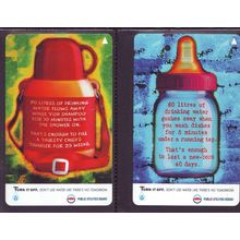 Save Water~PUB S'pore TransitLink Train/Bus Card